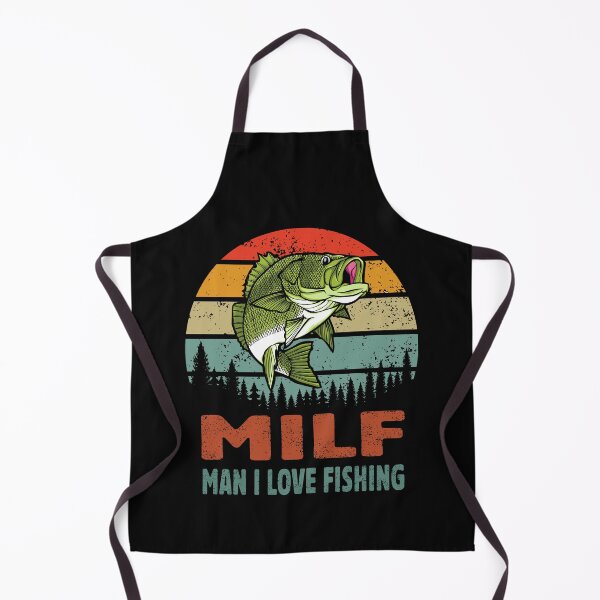 Item preview, milf man i love fishing retro fishermen designed and sold by Majesticoo.