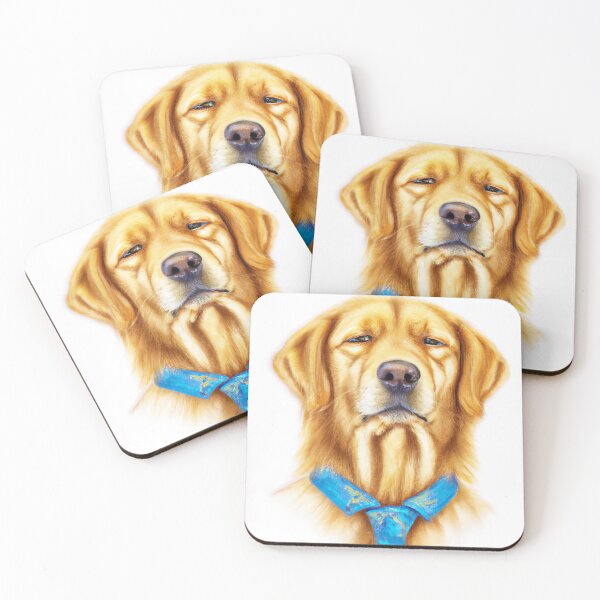 Item preview, Dog wearing a tie - Cute Dogs funny designed and sold by SN-Creations.