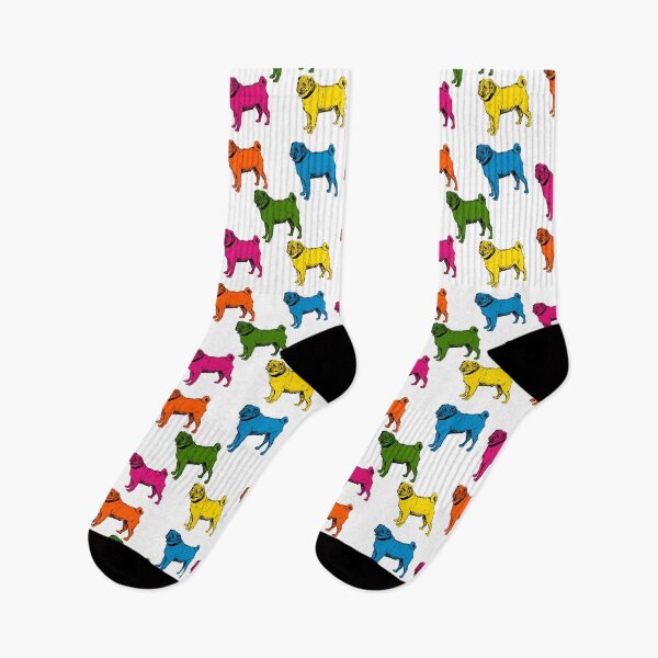 Item preview, Cute colorful pug dog pattern | Pug lovers | Dogs world designed and sold by Giovanni-c.