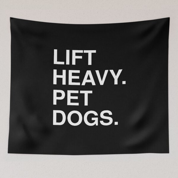 Item preview, Lift Heavy Pet Dogs Workout Gift for Weightlifter designed and sold by The Junto Shop.