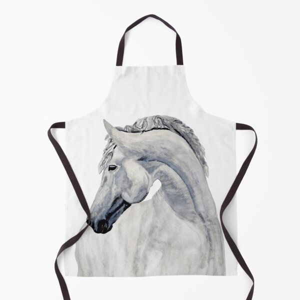 Item preview, White Arabian Horse | Watercolor Art by Sulazen designed and sold by SULAZEN.