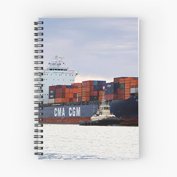 Artikelvorschau, Containerfrachter und Schlepper entworfen und verkauft von FranWest.