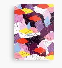 Purple Winter Metal Print