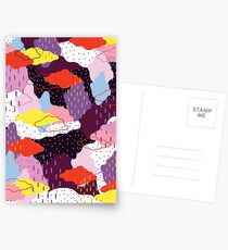 Purple Winter Postcards
