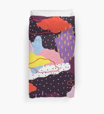 Purple Winter Duvet Cover