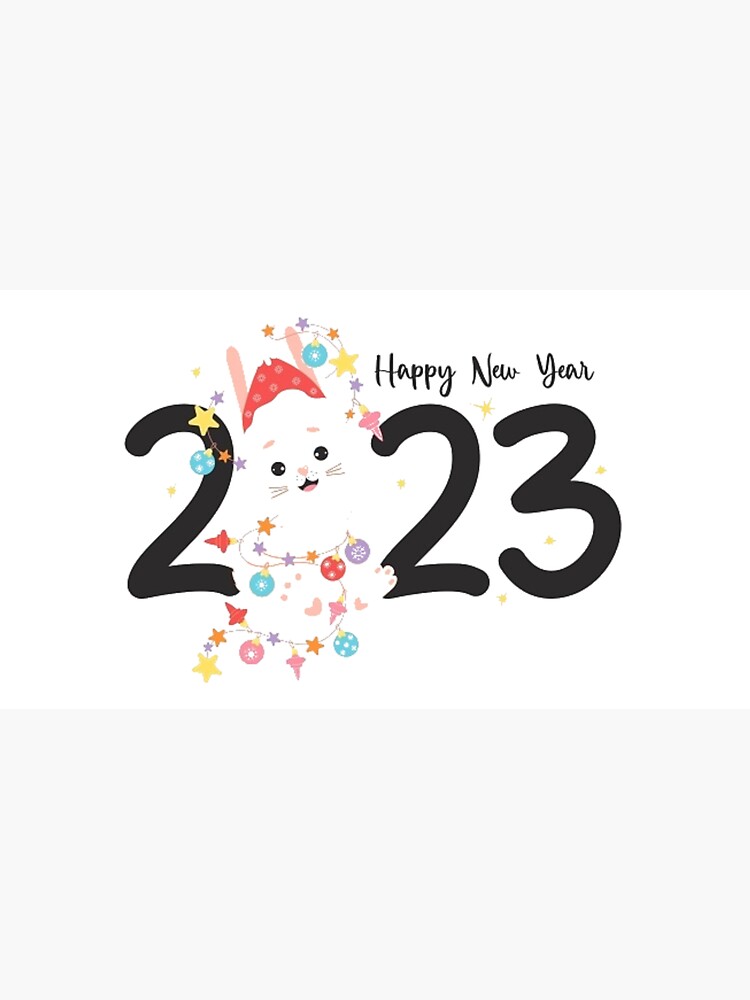 "Happy New Year 2023 Happy Lunar New Year 2023 Year of the Rabbit