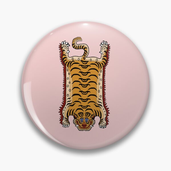 Item preview, TIBETAN TIGER RUG 1-pink designed and sold by BEATRIZ ABAITUA.