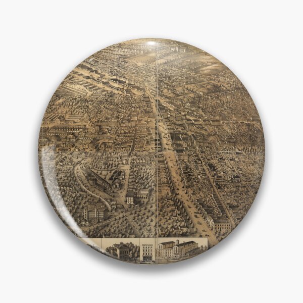 Item preview, Bird's eye view of Syracuse, New York (1868) designed and sold by allhistory.