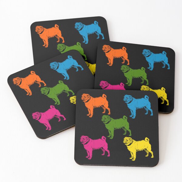 Item preview, Cute colorful pug dog pattern | Pug lovers | dogs world designed and sold by Giovanni-c.
