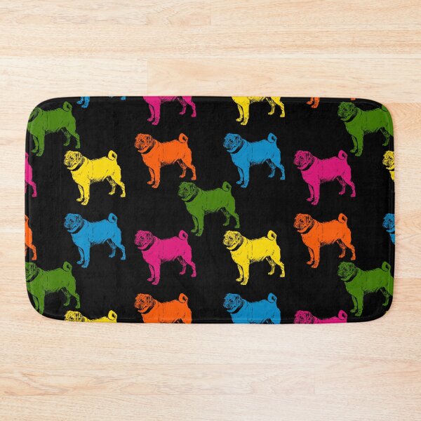 Item preview, Cute colorful pug dog pattern | Pug lovers | dogs world designed and sold by Giovanni-c.