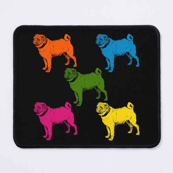 Item preview, Cute colorful pug dog pattern | Pug lovers | dogs world designed and sold by Giovanni-c.