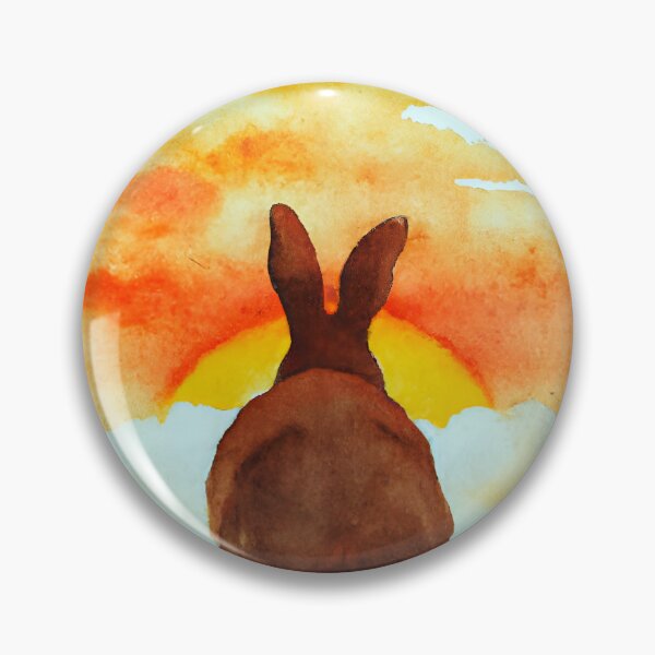 Item preview, Rabbit Looking At Sunset designed and sold by AyfuDesigns.