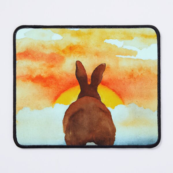 Item preview, Rabbit Looking At Sunset designed and sold by AyfuDesigns.
