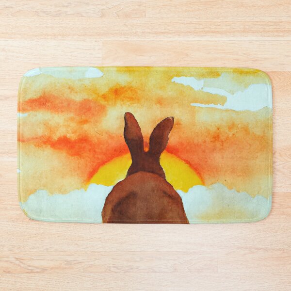 Item preview, Rabbit Looking At Sunset designed and sold by AyfuDesigns.