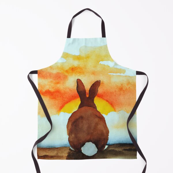 Item preview, Rabbit Looking At Sunset designed and sold by AyfuDesigns.