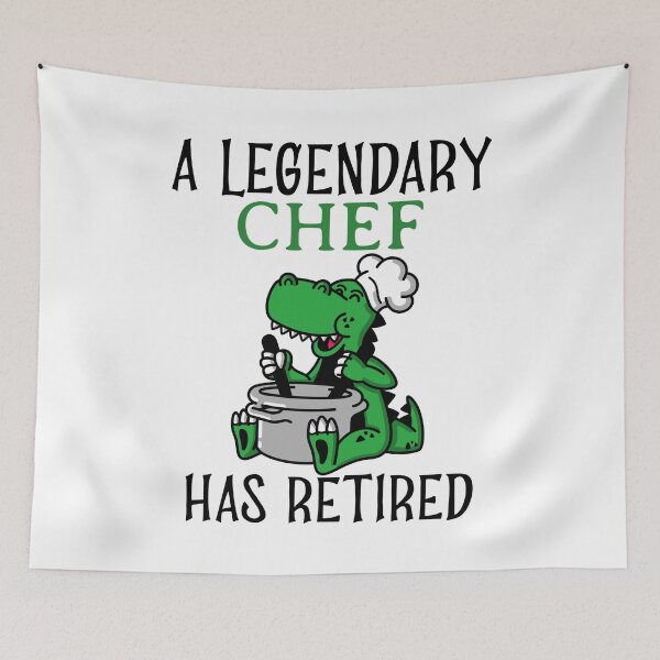 Item preview,  A Legendary Chef Has Retired designed and sold by Studioapartment.