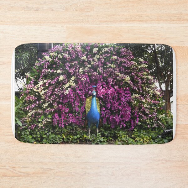 Item preview, Peacock floral design at Canopy park Singapore Changi airport designed and sold by mark-taylor.
