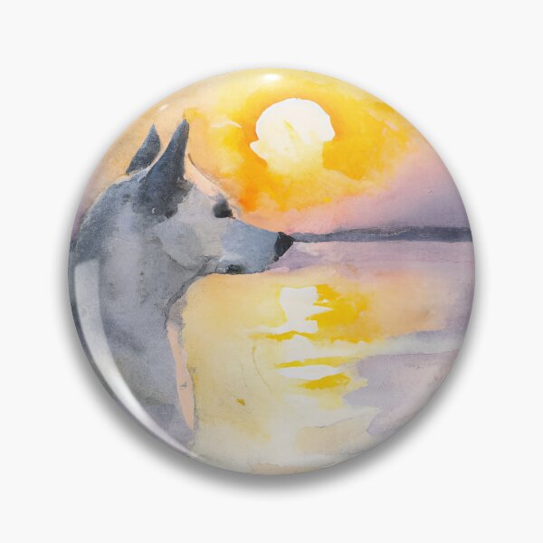 Item preview, Dog Looking At Sunset designed and sold by AyfuDesigns.