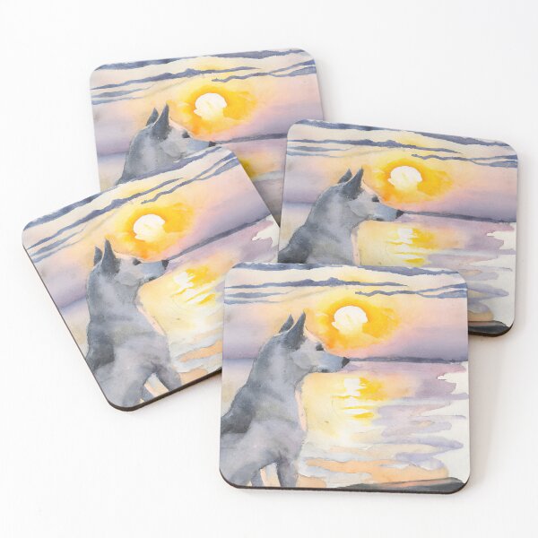 Item preview, Dog Looking At Sunset designed and sold by AyfuDesigns.