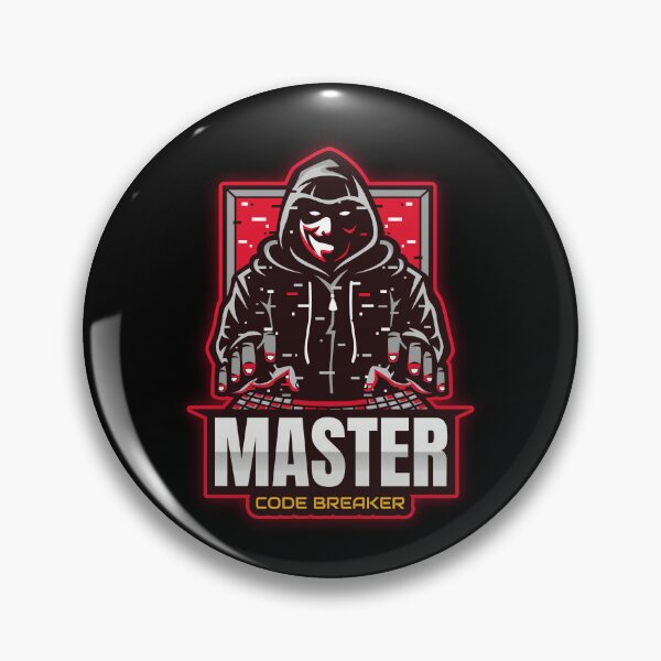 Item preview, Master Code Breaker - Hacker, Cyber Security Red designed and sold by clubtee.