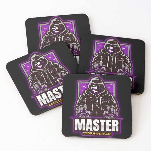 Item preview, Master Code Breaker - Hacker, Cyber Security Purple designed and sold by clubtee.