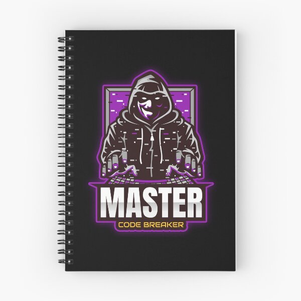 Item preview, Master Code Breaker - Hacker, Cyber Security Purple designed and sold by clubtee.