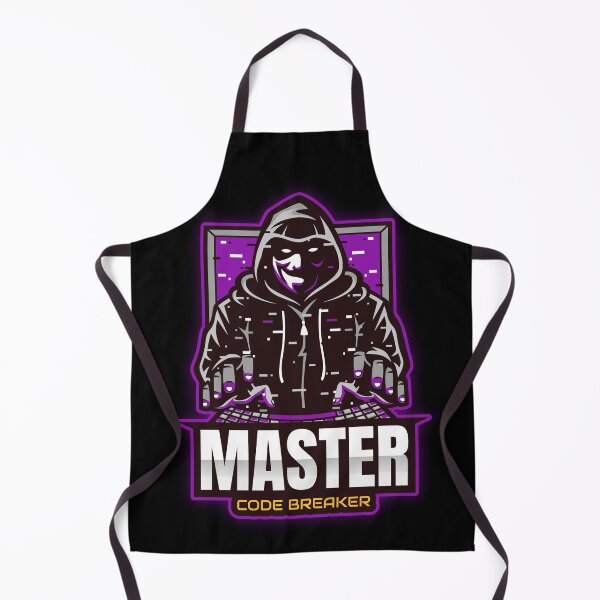 Item preview, Master Code Breaker - Hacker, Cyber Security Purple designed and sold by clubtee.