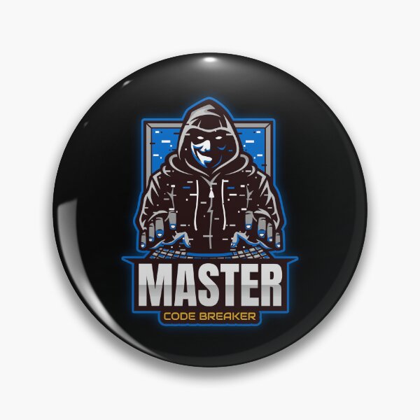 Item preview, Master Code Breaker - Hacker, Cyber Security Blue designed and sold by clubtee.