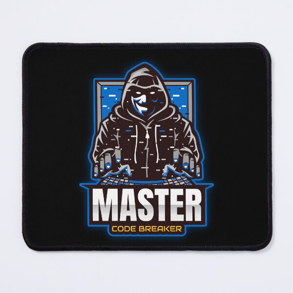 Item preview, Master Code Breaker - Hacker, Cyber Security Blue designed and sold by clubtee.