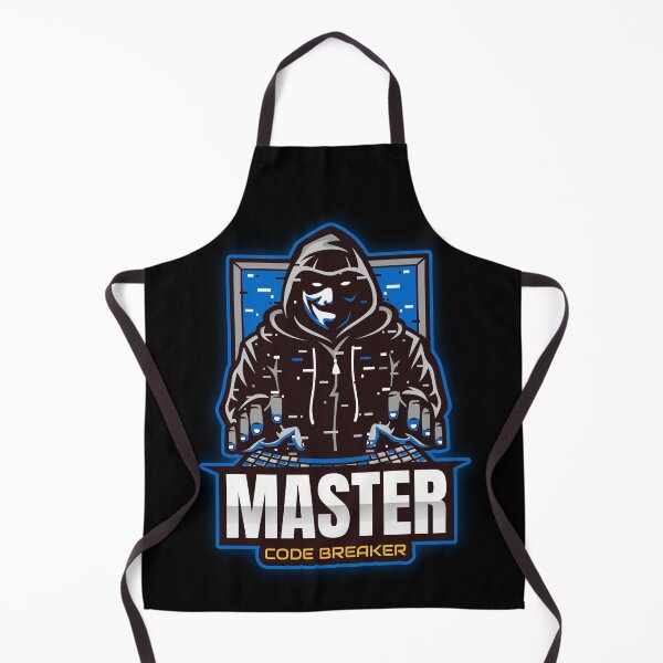 Item preview, Master Code Breaker - Hacker, Cyber Security Blue designed and sold by clubtee.