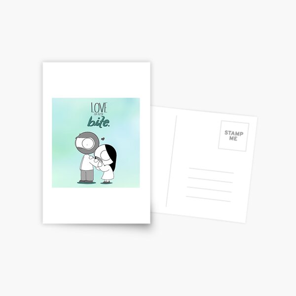 Love At First Bite Postcard