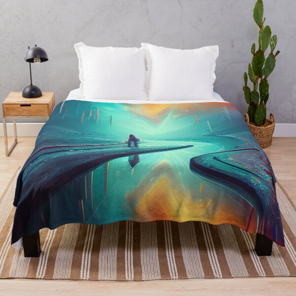 Item preview, Metalic Riverway designed and sold by AbstractlyArt.