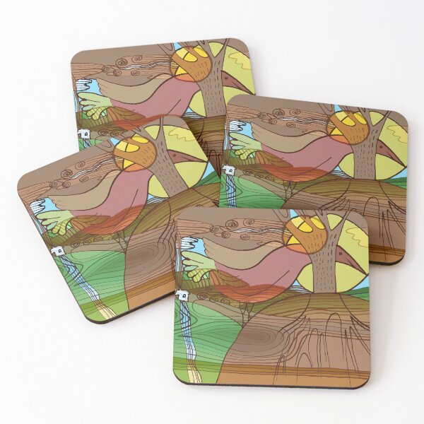 Item preview, WorldBird - Brown "Figurative Drawings" designed and sold by Istvan Ocztos.