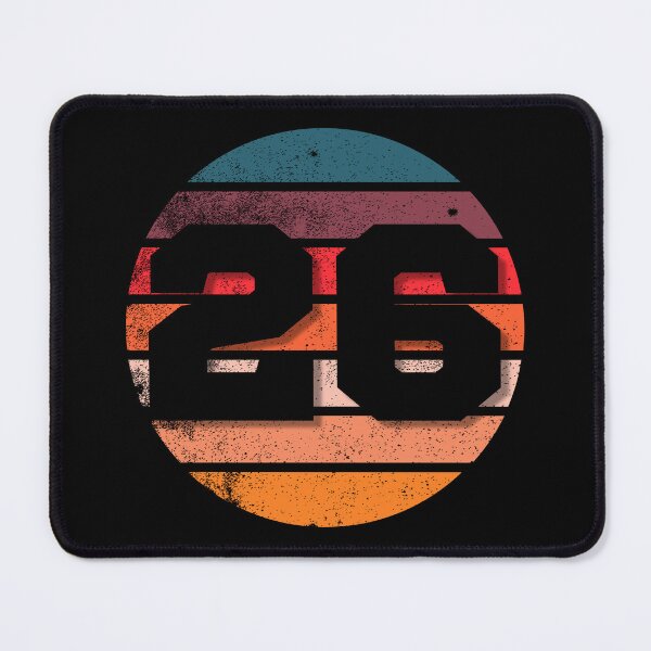 Item preview, 26 Number Vintage Retro Sunset Teen Birthday Squad Racing Numbers designed and sold by 27th-Tee.
