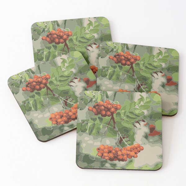 Item preview, beautiful rowan berry tree designed and sold by SunGraphicArt.