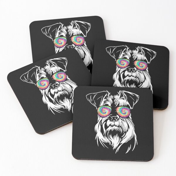 Item preview, Schnauzer Cute Dog Glasses Design For Dog Lovers Dog designed and sold by DadJokeDescript.