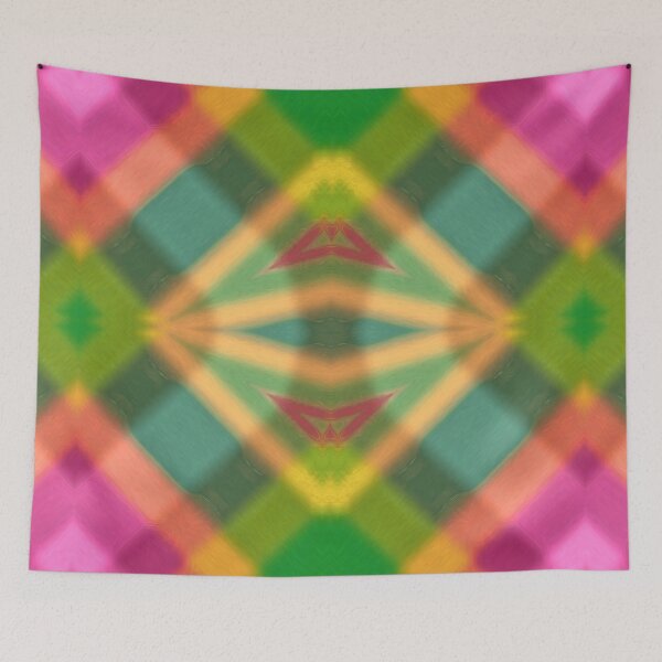 Item preview, UNFORGETTABLE WEST INDIAN CHRISTMAS SOUVENIRS - UNIQUE ABSTRACT GEOMETRIC CARIBBEAN 3D PATTERN PAINTING - GREAT INNOVATIVE DESIGN OF TRADITIONAL GUADELOUPE MADRAS - I LOVE GUADELOUPE GWADA KARUKERA. designed and sold by Ralek.