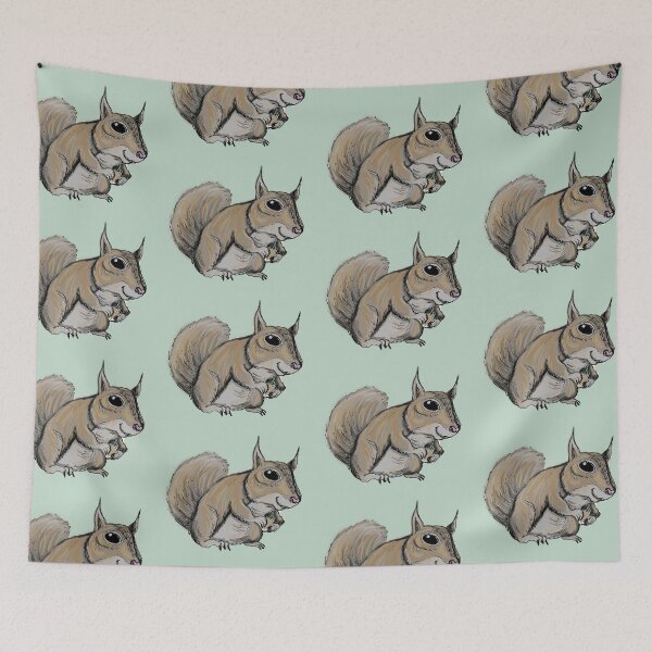 Item preview, Squirrel pattern designed and sold by Matt Corrigan.