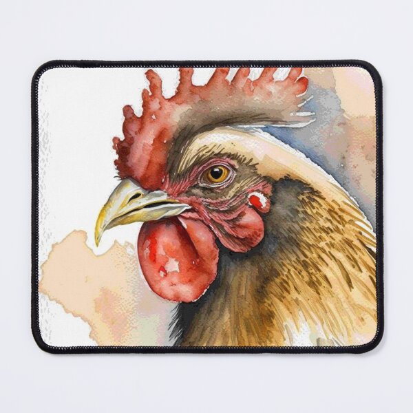 Item preview, Water colour hen designed and sold by BloodRubyz.
