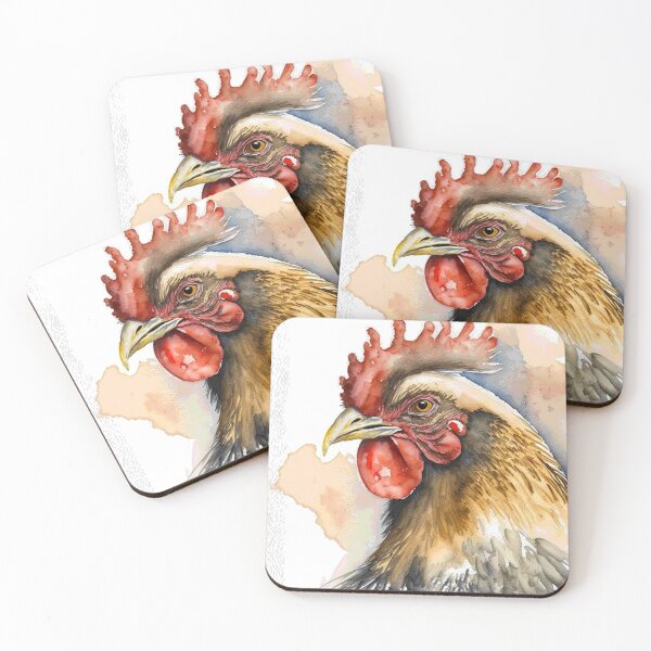 Item preview, Water colour hen designed and sold by BloodRubyz.