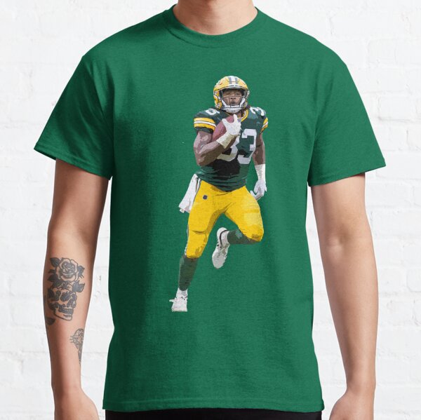 Nike / NFL Team Apparel Youth Green Bay Packers Aaron Jones #85 Green  Player T-Shirt