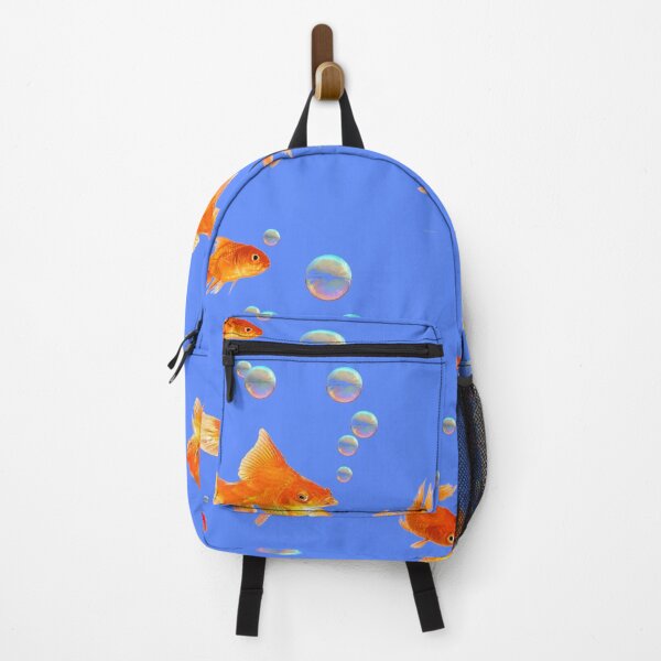 Item preview, SWIMMING GOLD FISH BLUE AQUARIUM PATTERN ART designed and sold by sharlesart.