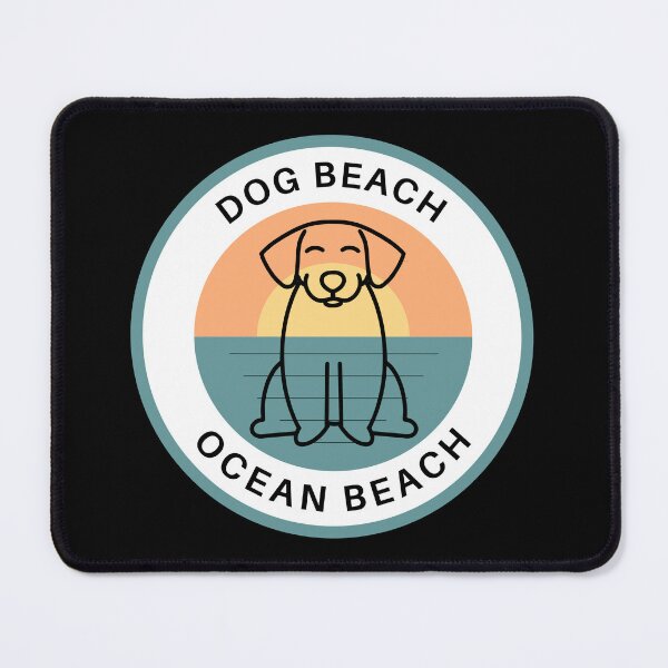 Item preview, Dog Beach in Ocean Beach, California designed and sold by MtWoodsonSales.