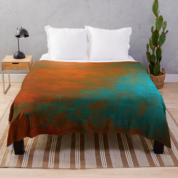 Item preview, Blaixe Copper and Aqua Blue Rust designed and sold by meggydesigns.