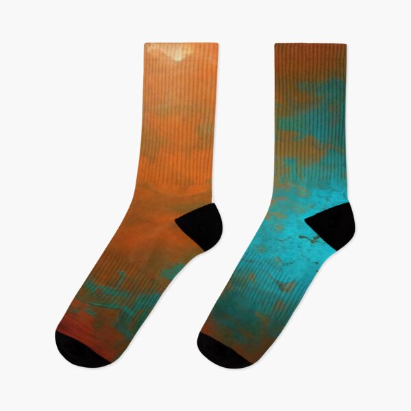 Item preview, Blaixe Copper and Aqua Blue Rust designed and sold by meggydesigns.