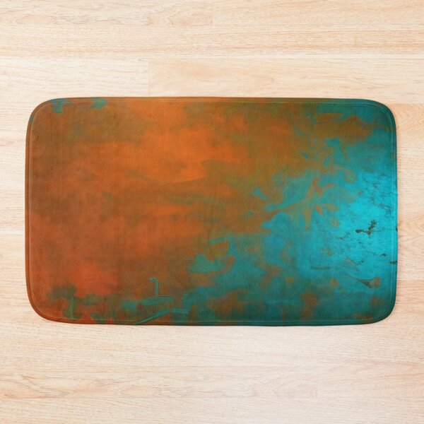 Item preview, Blaixe Copper and Aqua Blue Rust designed and sold by meggydesigns.