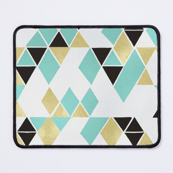 Item preview, Gold Black and Teal Triangles designed and sold by Heather Land.