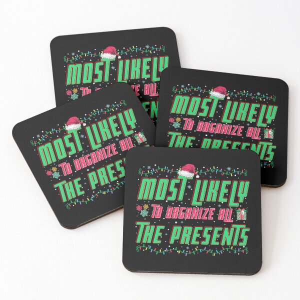 Item preview, Most Likely To Organize All The Presents, Christmas designed and sold by printify.