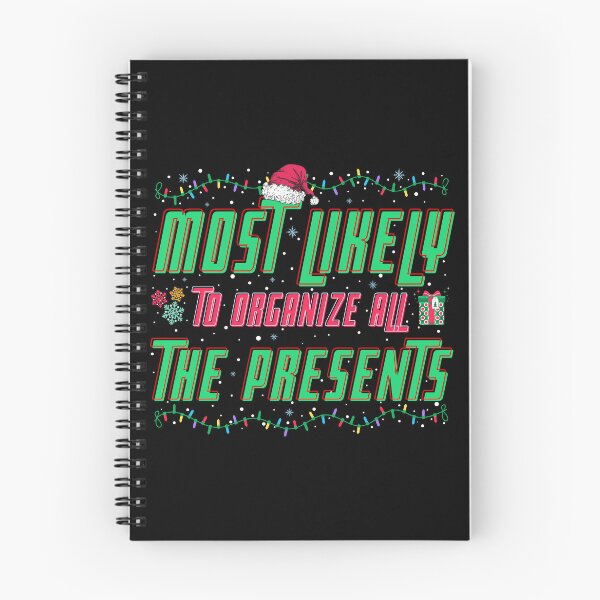 Item preview, Most Likely To Organize All The Presents, Christmas designed and sold by printify.