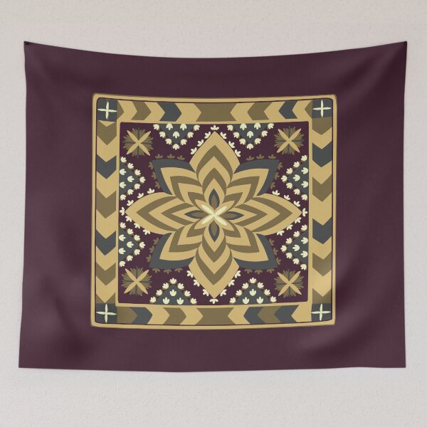 Item preview, Dalecarlian Star Purple designed and sold by Studio Mattie.